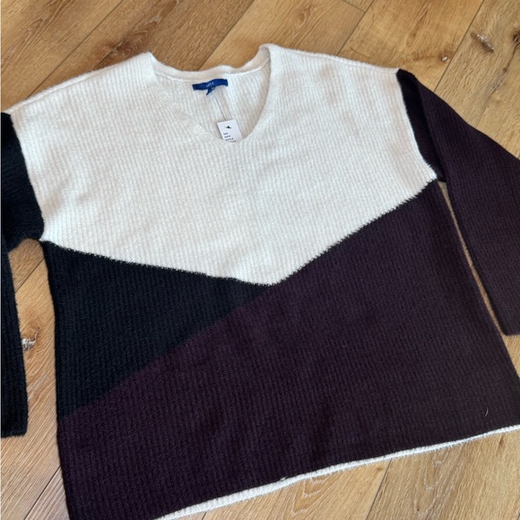 APT. 9 Colorblock V-Neck Sweater Women’s XXL NWT - Picture 3 of 9